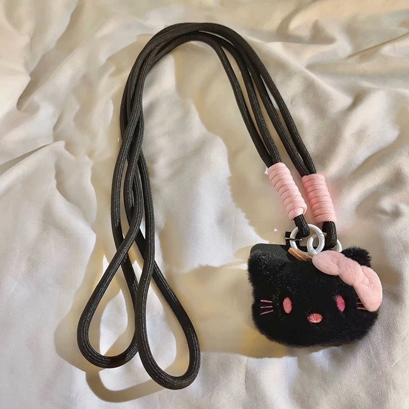 Handmade Hellokitty Cell Phone Lanyard : Stylish Cell Phone & ID Badge Accessory for Daily Use