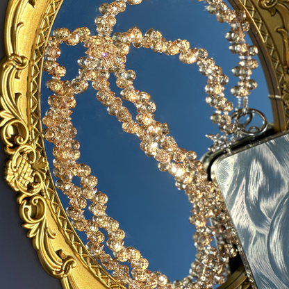 Sparkling Crystal Water Drop Phone Lanyard | 47.2in Crossbody Charm, Phone Strap,blue Ocean Color, Fashion Bag/phone Accessory, Bag Charm