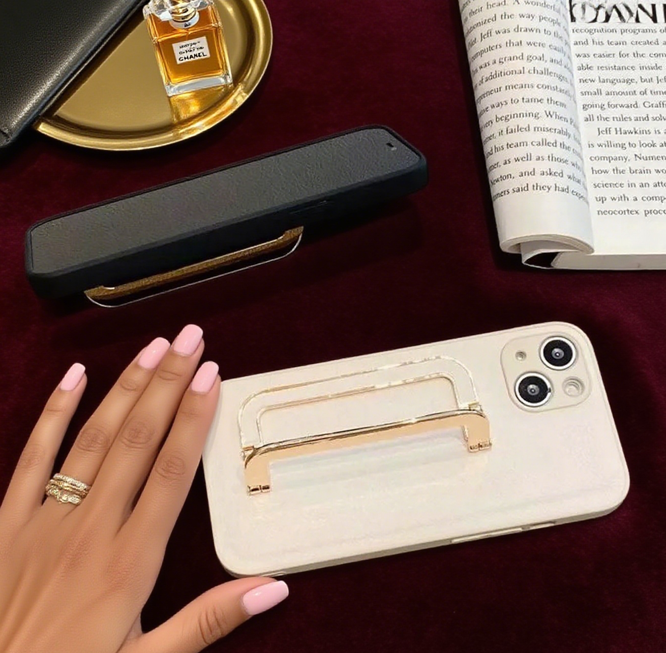 Viral Snakeskin Crocodile Leather Phone Case, Gold Metal Stand,trendy Phone Case,luxury Bling for iPhone 17/16/15 designer Phone Cover