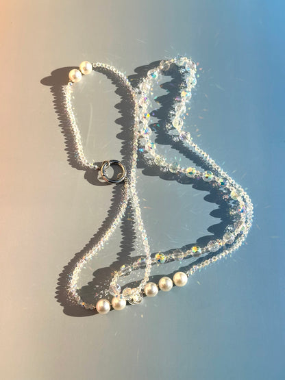 Handmade Crystal Beaded Wristlet Lanyard, Crystal Phone Charm