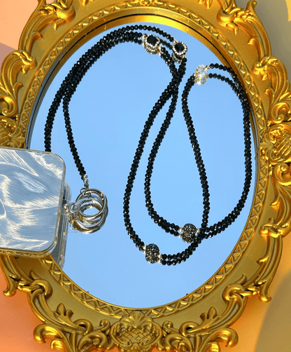 Boho Crystal Beaded Phone Lanyard Crossbody, Travel-friendly Anti-loss, Pearl Accent Handmade Lanyard for Daily Use, Beach Vacation, 47.2in