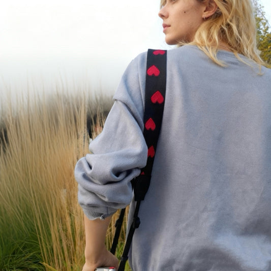 TwinkleBling Embroidered Camera Strap: Padded DSLR Neck Strap( Canon/Nikon/Fuji)