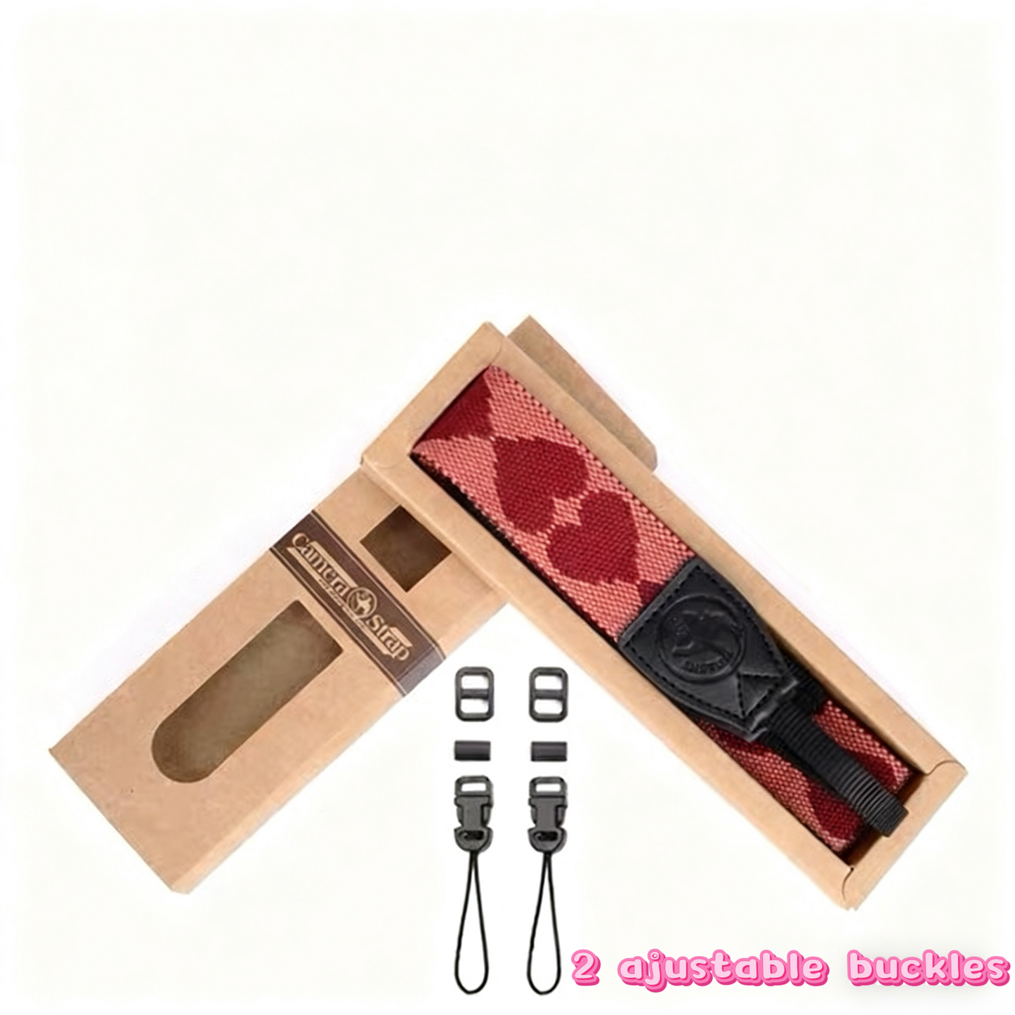 TwinkleBling Embroidered Camera Strap: Padded DSLR Neck Strap( Canon/Nikon/Fuji)