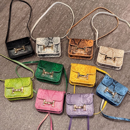 Luxury Snake Print AirPod Case with Crossbody Strap, Designer-Inspired AirPods Protective Cover Gift