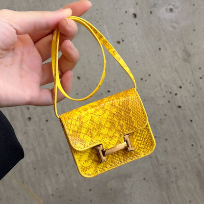 Luxury Snake Print AirPod Case with Crossbody Strap, Designer-Inspired AirPods Protective Cover Gift