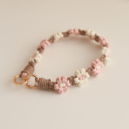 Handmade Sunflower Cell Phone Lanyard Embroidery: Stylish Cell Phone  & ID Badge Accessory for Daily Use