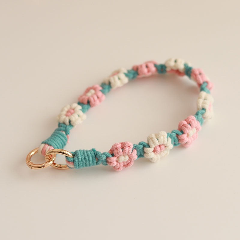 Handmade Sunflower Cell Phone Lanyard Embroidery: Stylish Cell Phone  & ID Badge Accessory for Daily Use