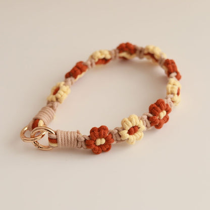 Handmade Sunflower Cell Phone Lanyard Embroidery: Stylish Cell Phone  & ID Badge Accessory for Daily Use