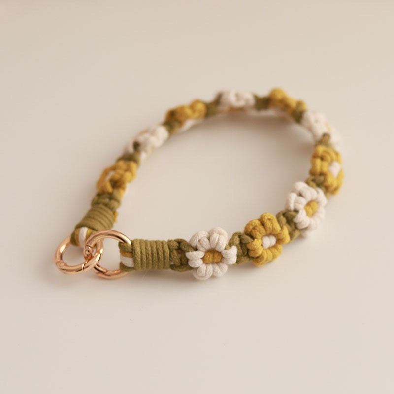 Handmade Sunflower Cell Phone Lanyard Embroidery: Stylish Cell Phone  & ID Badge Accessory for Daily Use