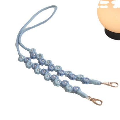 Handmade Sunflower Cell Phone Lanyard Embroidery: Stylish Cell Phone  & ID Badge Accessory for Daily Use