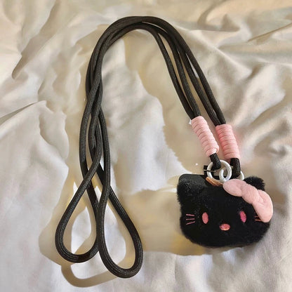 Handmade Hellokitty Cell Phone Lanyard : Stylish Cell Phone  & ID Badge Accessory for Daily Use