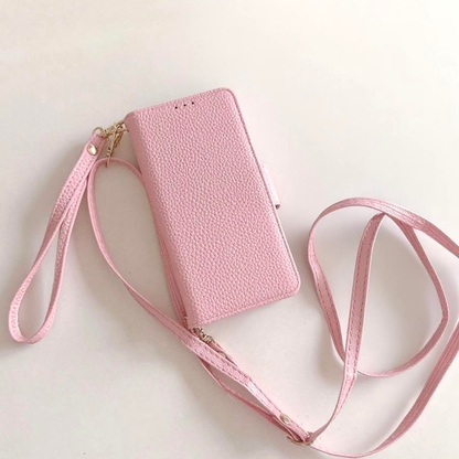 iPhone 17/16/15  Leather Phone Case Wallet with Wristlet, Multi-Slots Card Holder Pouch, Card Slots