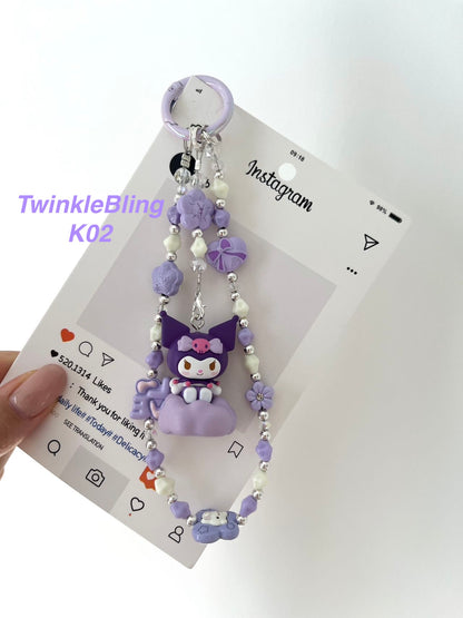 (Magic Kitty+Kuku) Handmade Charm- Hello Kitty Charm Sanrio Kuromi