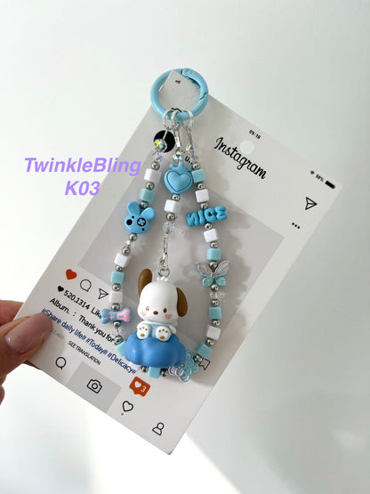 (Magic Kitty+Kuku) Handmade Charm- Hello Kitty Charm Sanrio Kuromi