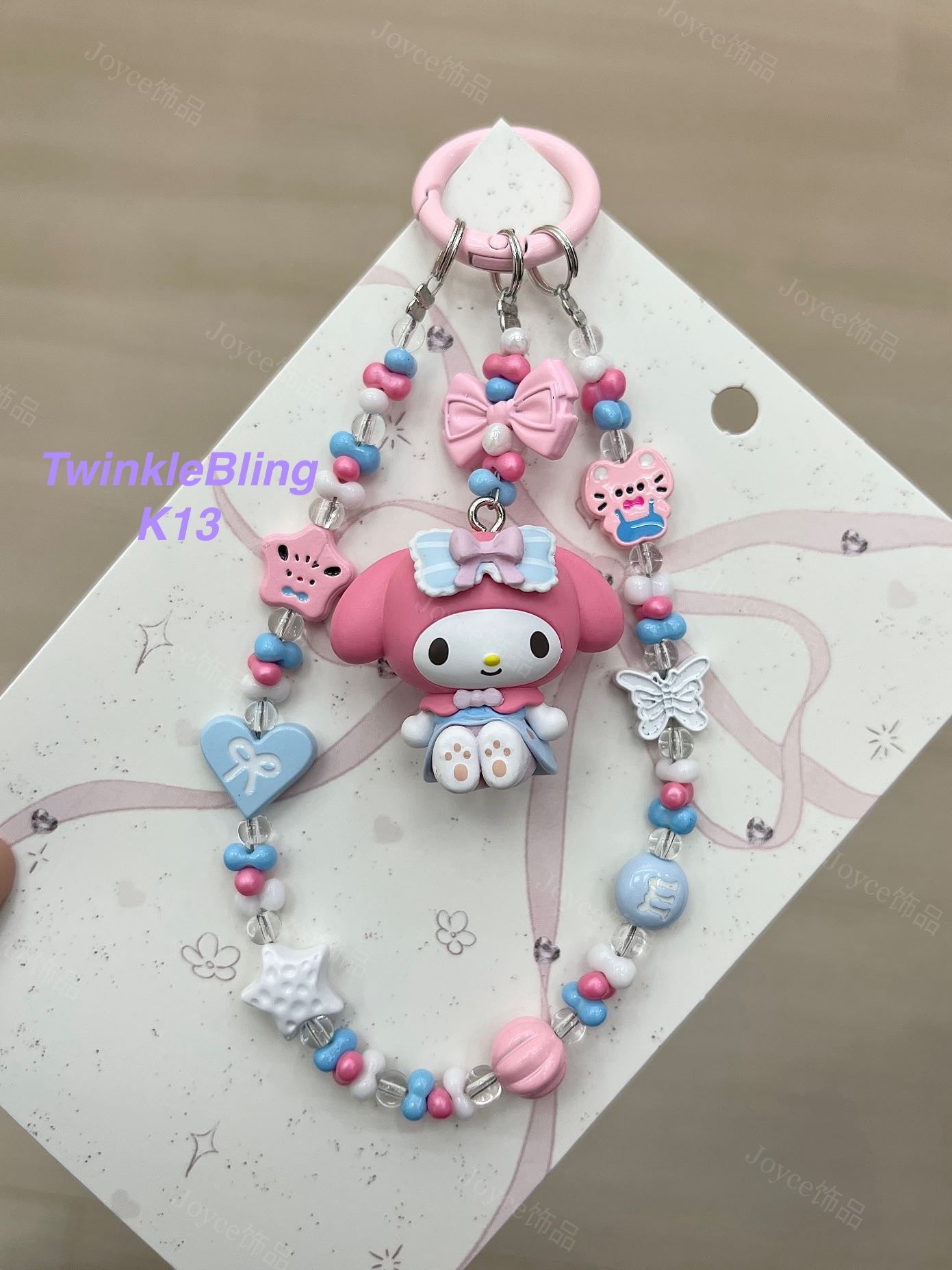 (Magic Kitty+Kuku) Handmade Charm- Hello Kitty Charm Sanrio Kuromi
