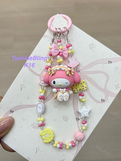 (Magic Kitty+Kuku) Handmade Charm- Hello Kitty Charm Sanrio Kuromi