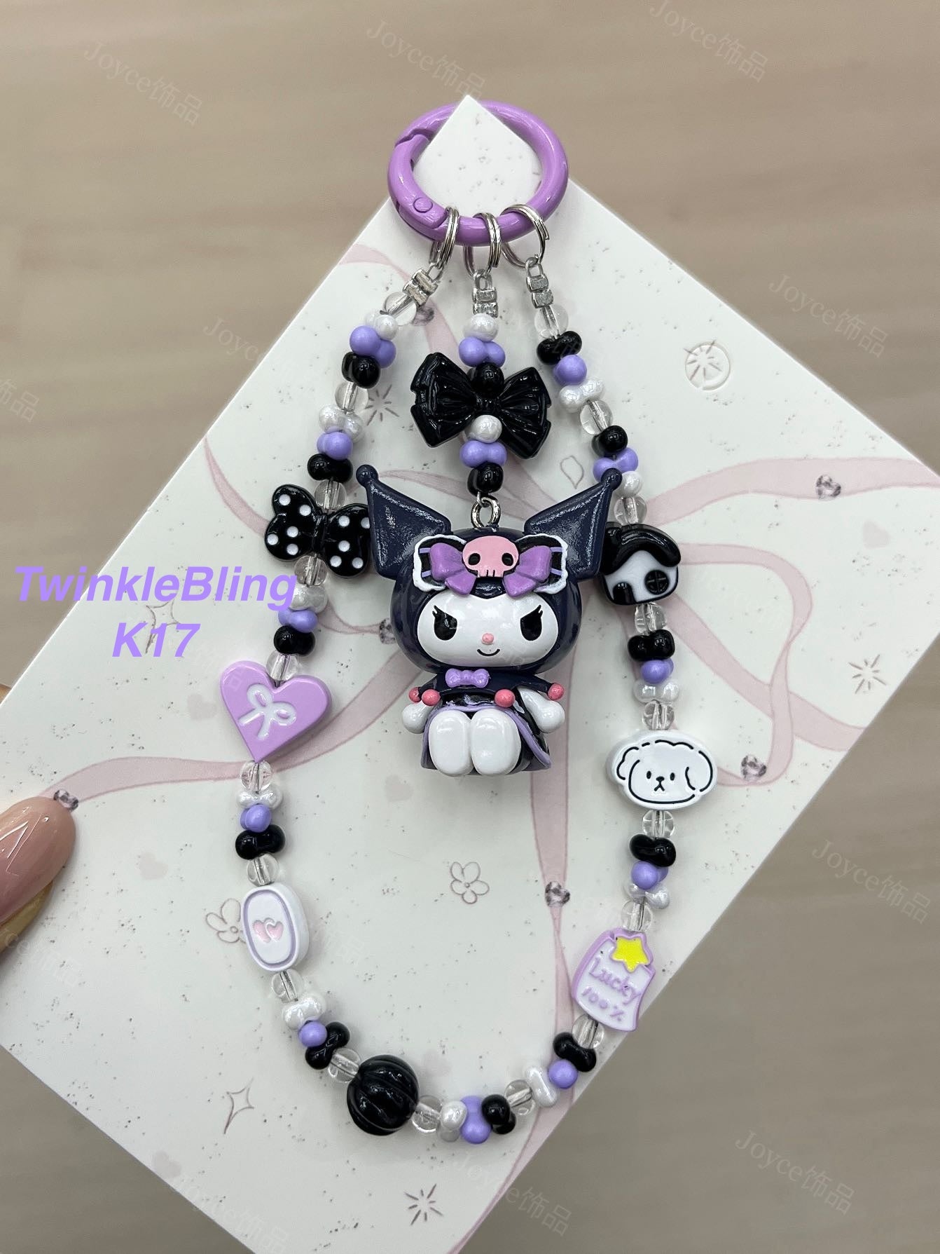 (Magic Kitty+Kuku) Handmade Charm- Hello Kitty Charm Sanrio Kuromi