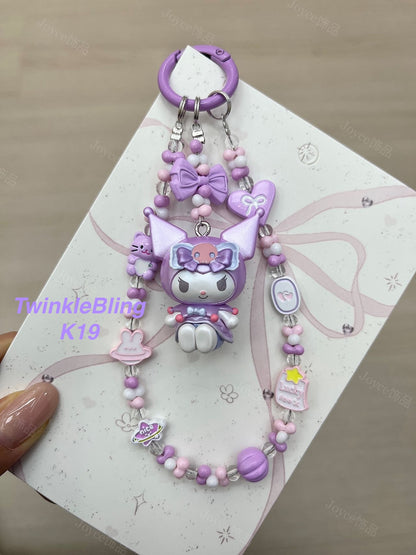 (Magic Kitty+Kuku) Handmade Charm- Hello Kitty Charm Sanrio Kuromi