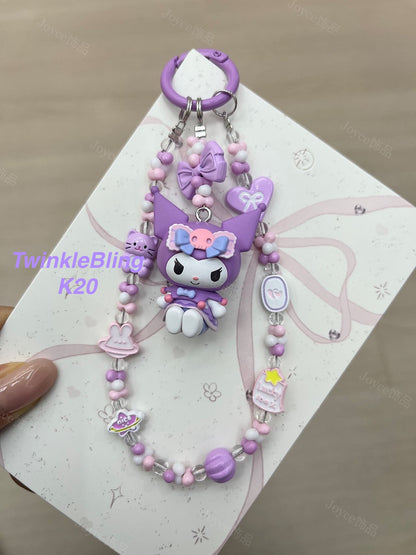 (Magic Kitty+Kuku) Handmade Charm- Hello Kitty Charm Sanrio Kuromi
