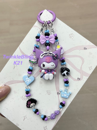 (Magic Kitty+Kuku) Handmade Charm- Hello Kitty Charm Sanrio Kuromi