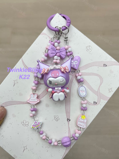 (Magic Kitty+Kuku) Handmade Charm- Hello Kitty Charm Sanrio Kuromi