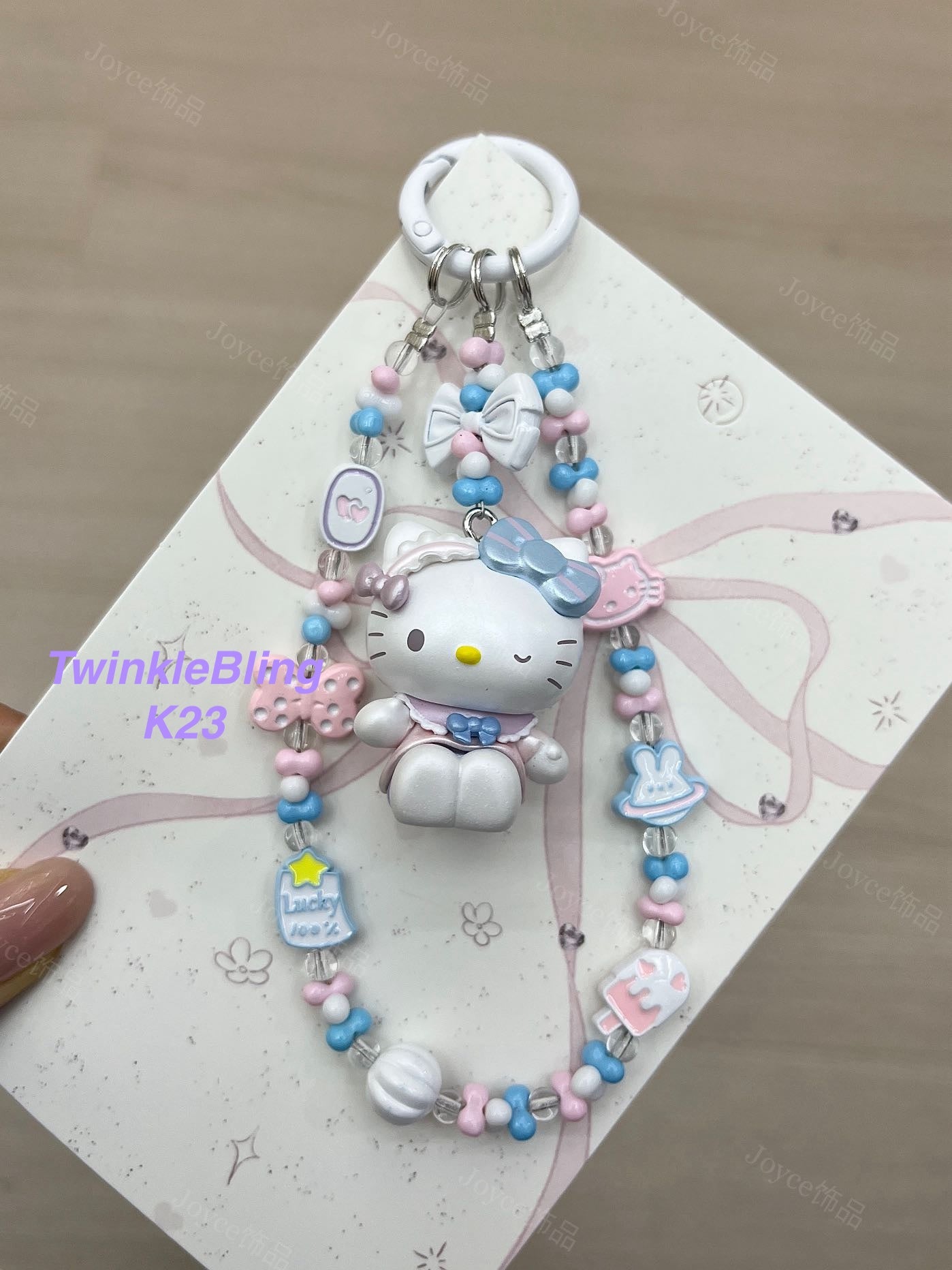 (Magic Kitty+Kuku) Handmade Charm- Hello Kitty Charm Sanrio Kuromi