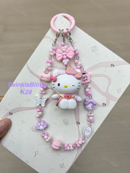 (Magic Kitty+Kuku) Handmade Charm- Hello Kitty Charm Sanrio Kuromi