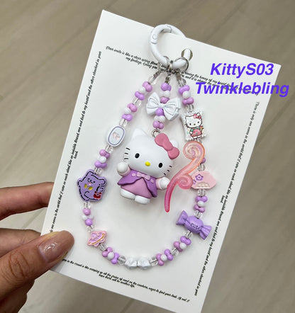 (Magic Kitty+Kuku) Handmade Charm- Hello Kitty Charm Sanrio Kuromi