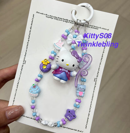 (Magic Kitty+Kuku) Handmade Charm- Hello Kitty Charm Sanrio Kuromi