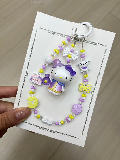 (Magic Kitty+Kuku) Handmade Charm- Hello Kitty Charm Sanrio Kuromi