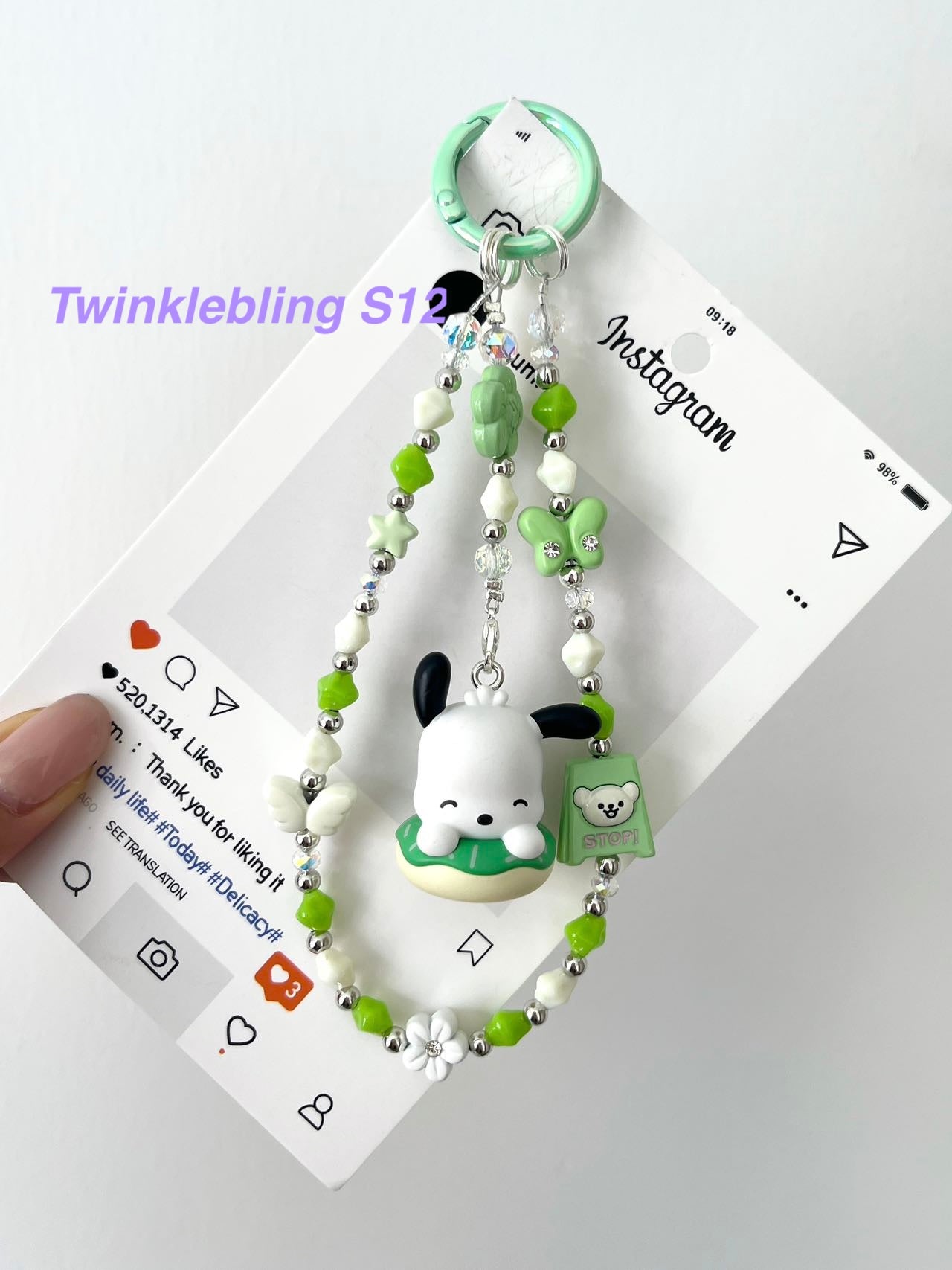 (Magic Series 2 Kuku+ Pocha+Melody)Handmade Charm- Sanrio