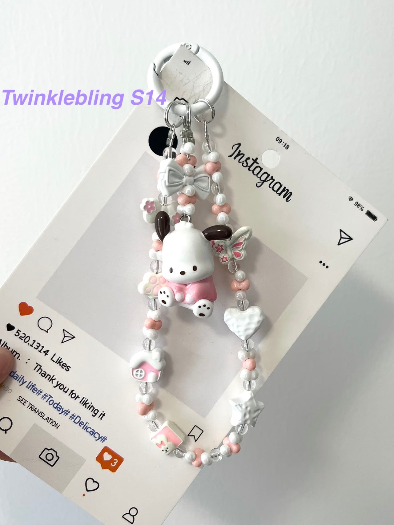 (Magic Series 2 Kuku+ Pocha+Melody)Handmade Charm- Sanrio