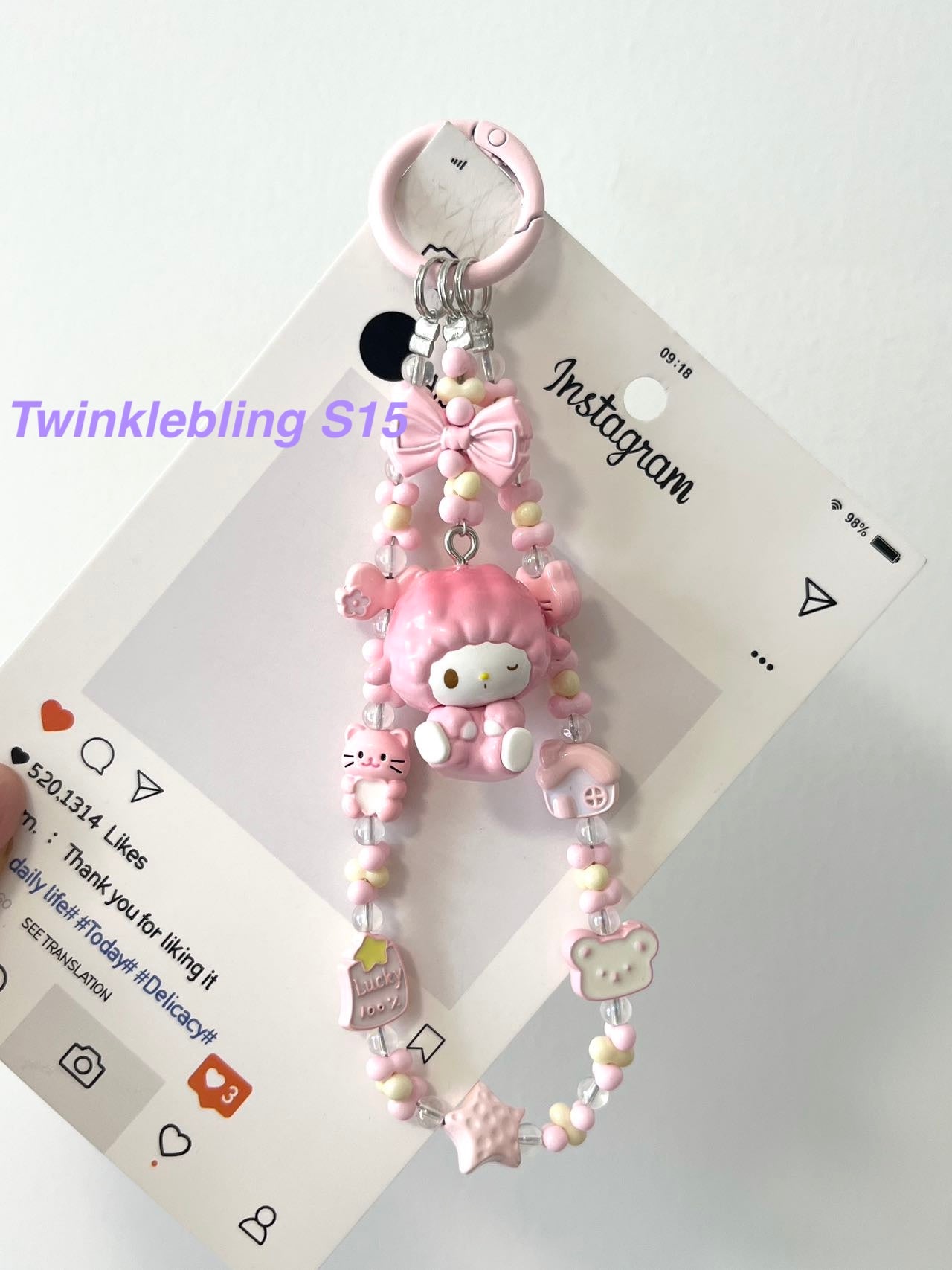 (Magic Series 2 Kuku+ Pocha+Melody)Handmade Charm- Sanrio