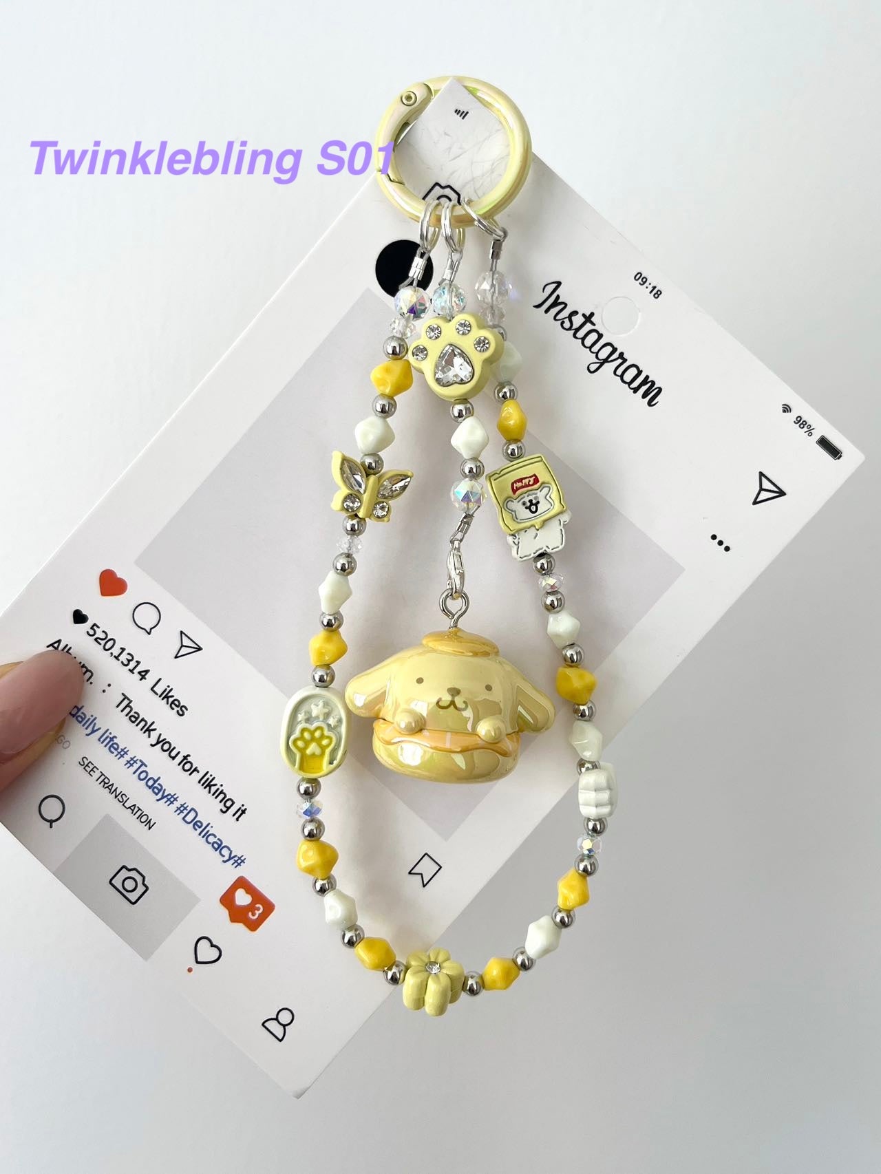 (Magic Series 2 Kuku+ Pocha+Melody)Handmade Charm- Sanrio