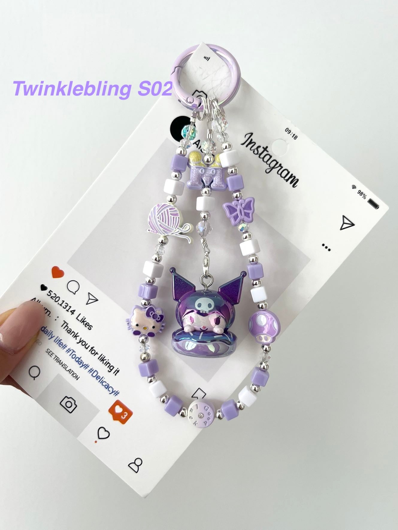 (Magic Series 2 Kuku+ Pocha+Melody)Handmade Charm- Sanrio