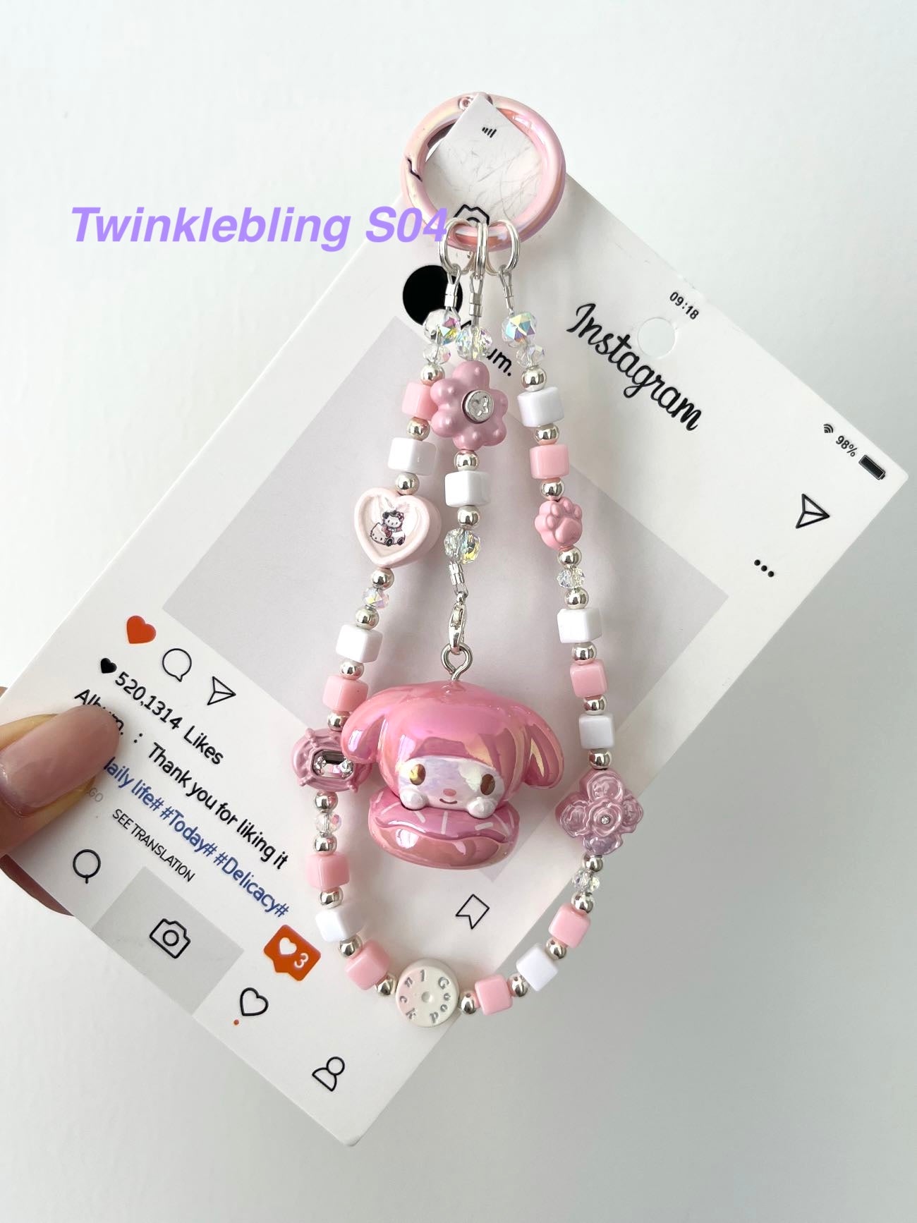 (Magic Series 2 Kuku+ Pocha+Melody)Handmade Charm- Sanrio