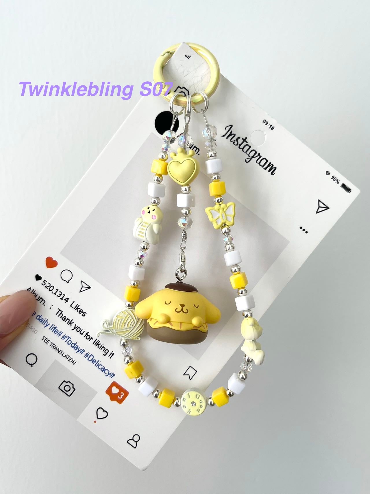 (Magic Series 2 Kuku+ Pocha+Melody)Handmade Charm- Sanrio