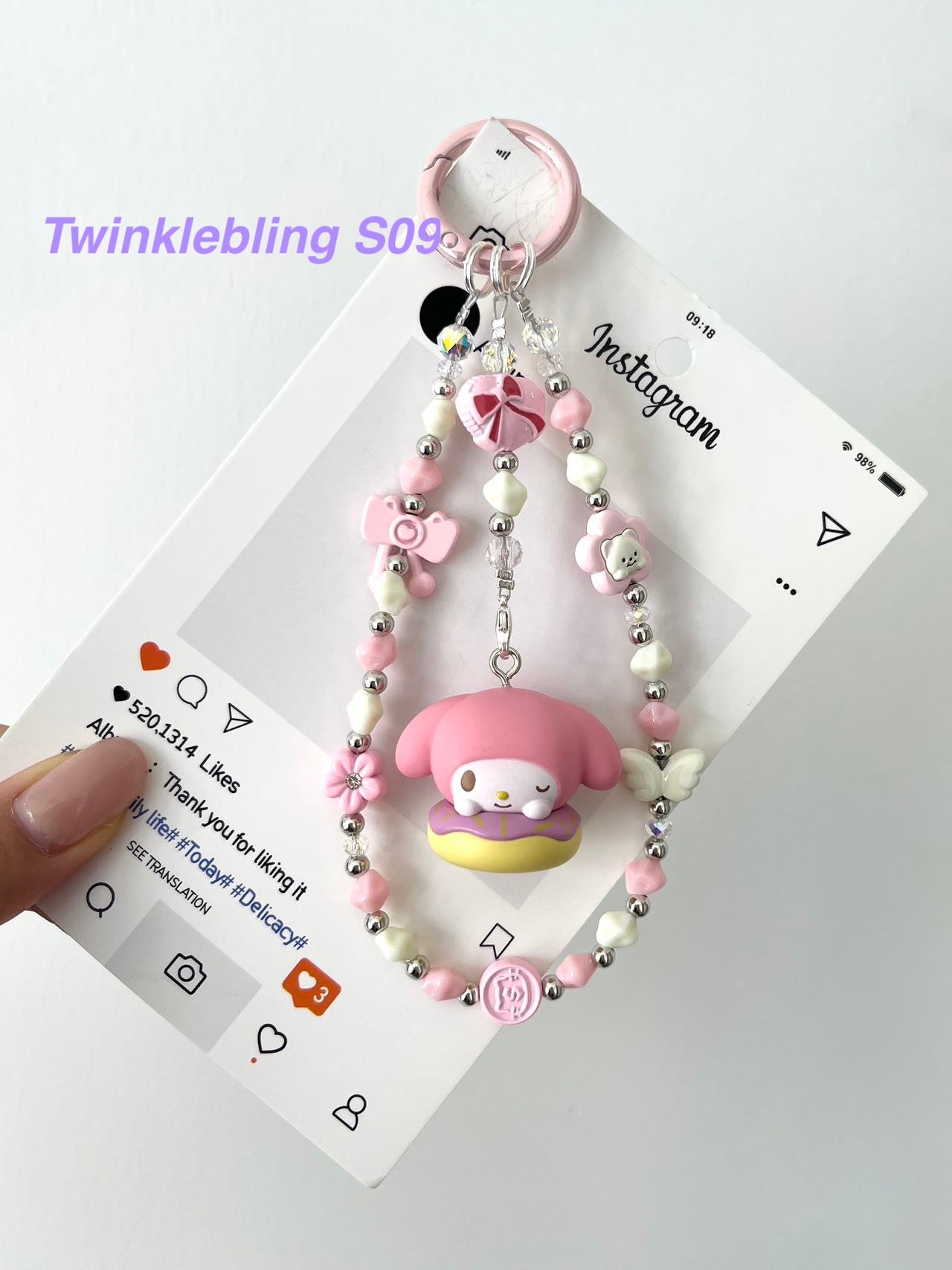 (Magic Series 2 Kuku+ Pocha+Melody)Handmade Charm- Sanrio